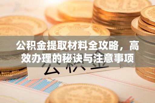 新昌公积金提取材料全攻略，高效办理的秘诀与注意事项