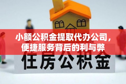 新昌小额公积金提取代办公司，便捷服务背后的利与弊