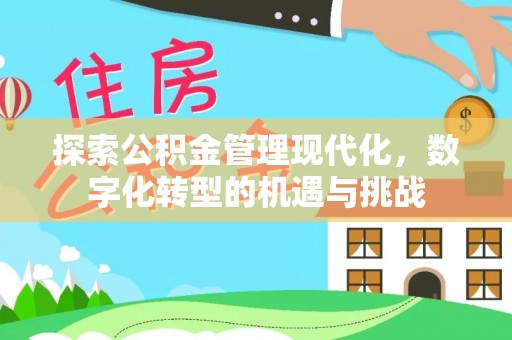 新昌探索公积金管理现代化，数字化转型的机遇与挑战