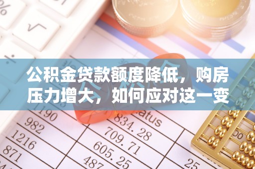 新昌公积金贷款额度降低，购房压力增大，如何应对这一变化？