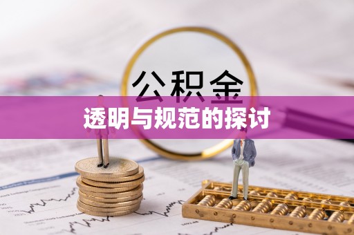 新昌透明与规范的探讨