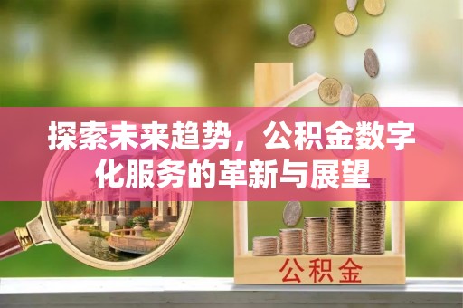 新昌探索未来趋势，公积金数字化服务的革新与展望
