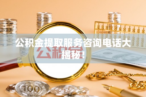 新昌公积金提取服务咨询电话大揭秘！
