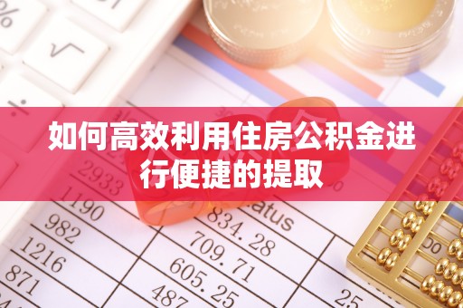 新昌如何高效利用住房公积金进行便捷的提取
